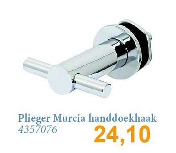 Aanbiedingen Plieger murcia handdoekhaak - Plieger - Geldig van 01/11/2014 tot 30/11/2014 bij Sanitairwinkel