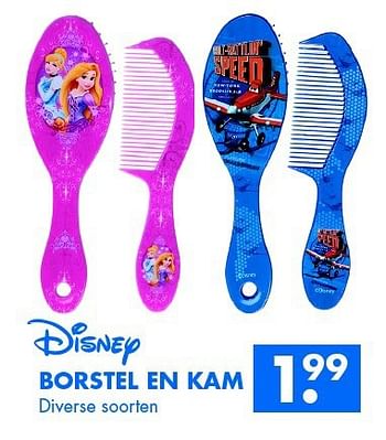 Aanbiedingen Borstel en kam - Disney - Geldig van 08/11/2014 tot 22/11/2014 bij Zeeman