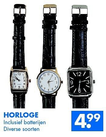 Aanbiedingen Horloge - Huismerk - Zeeman  - Geldig van 08/11/2014 tot 22/11/2014 bij Zeeman