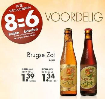 Aanbiedingen Brugse zot belgië dubbel - Brugse Zot - Geldig van 02/11/2014 tot 15/11/2014 bij Mitra