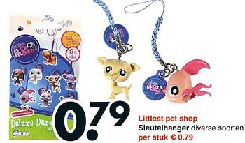 Aanbiedingen Littlest pet shop sleutellhanger - Littlest PetShop - Geldig van 03/11/2014 tot 15/11/2014 bij Wibra