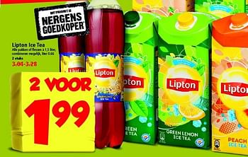 Aanbiedingen Lipton ice tea alle pakken of flessen combineren mogelijk - Lipton - Geldig van 09/11/2014 tot 15/11/2014 bij Plus