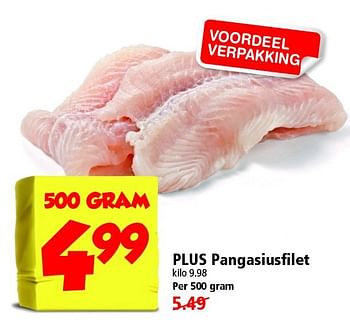 Aanbiedingen Plus pangasiusfilet - Huismerk - Plus - Geldig van 09/11/2014 tot 15/11/2014 bij Plus