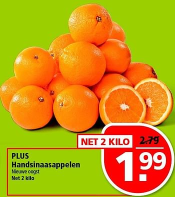 Aanbiedingen Plus handsinaasappelen - Huismerk - Plus - Geldig van 09/11/2014 tot 15/11/2014 bij Plus