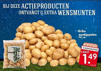 Aanbiedingen Erika aardappelen - Huismerk - Deka Markt - Geldig van 09/11/2014 tot 15/11/2014 bij Deka Markt