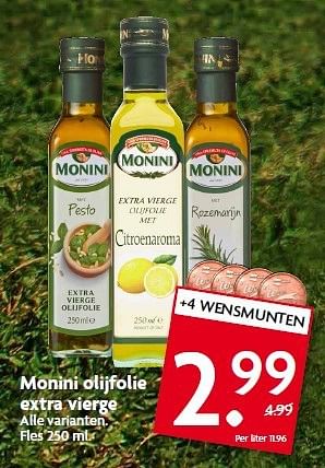 Aanbiedingen Monini olijfolie extra vierge - Monini - Geldig van 09/11/2014 tot 15/11/2014 bij Deka Markt