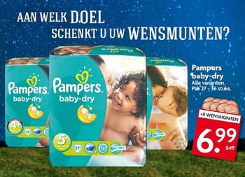Aanbiedingen Pampers baby-dry - Pampers - Geldig van 09/11/2014 tot 15/11/2014 bij Deka Markt