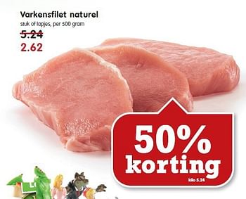 Aanbiedingen Varkensfilet naturel - Huismerk - Em-té - Geldig van 09/11/2014 tot 15/11/2014 bij Em-té