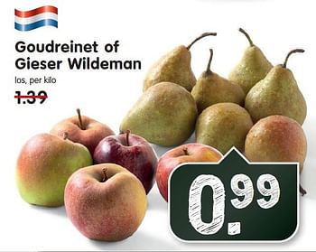 Aanbiedingen Goudreinet of gieser wildeman - Huismerk - Em-té - Geldig van 09/11/2014 tot 15/11/2014 bij Em-té