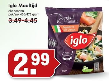 Aanbiedingen Iglo maaltijd - Iglo - Geldig van 09/11/2014 tot 15/11/2014 bij Em-té