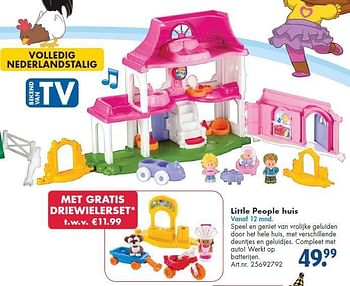 Aanbiedingen Little people huis - Little People - Geldig van 26/09/2014 tot 07/12/2014 bij Bart Smit