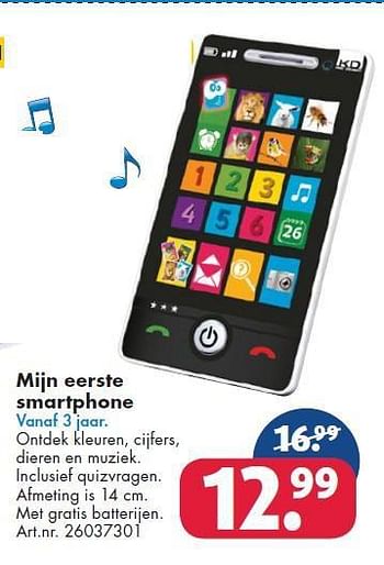 Aanbiedingen Mijn eerste smartphone - Huismerk - Bart Smit - Geldig van 26/09/2014 tot 07/12/2014 bij Bart Smit