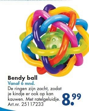 Aanbiedingen Bendy ball - Playgro - Geldig van 26/09/2014 tot 07/12/2014 bij Bart Smit