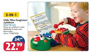 Aanbiedingen Little tikes bugtunes xylofoon - Little Tikes - Geldig van 26/09/2014 tot 07/12/2014 bij Bart Smit