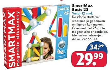Aanbiedingen Smartmax basic 25 - Smartmax - Geldig van 26/09/2014 tot 07/12/2014 bij Bart Smit