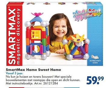 Aanbiedingen Smartmax home sweet home - Smartmax - Geldig van 26/09/2014 tot 07/12/2014 bij Bart Smit