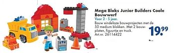 Aanbiedingen Mega bloks junior builders coole bouwwerf - Mega Blocks - Geldig van 26/09/2014 tot 07/12/2014 bij Bart Smit