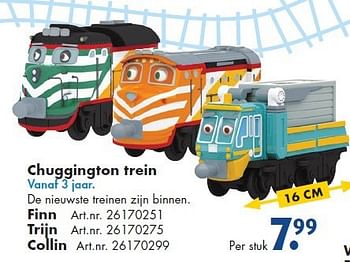 Aanbiedingen Chuggington trein - Chuggington - Geldig van 26/09/2014 tot 07/12/2014 bij Bart Smit