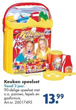 Aanbiedingen Keuken speelset - Huismerk - Bart Smit - Geldig van 26/09/2014 tot 07/12/2014 bij Bart Smit