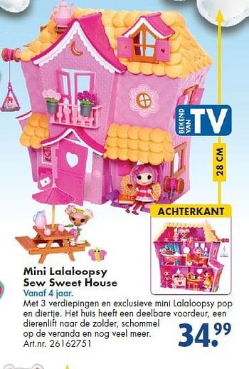 Aanbiedingen Mini lalaloopsy sew sweet house - Lalaloopsy - Geldig van 26/09/2014 tot 07/12/2014 bij Bart Smit