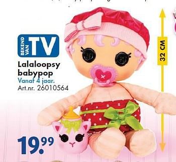 Aanbiedingen Lalaloopsy babypop - Lalaloopsy - Geldig van 26/09/2014 tot 07/12/2014 bij Bart Smit