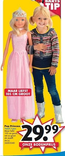Aanbiedingen Pop princess - Huismerk - Bart Smit - Geldig van 26/09/2014 tot 07/12/2014 bij Bart Smit