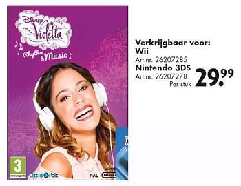 Aanbiedingen Violetta rytm + music - Little Orbit - Geldig van 26/09/2014 tot 07/12/2014 bij Bart Smit
