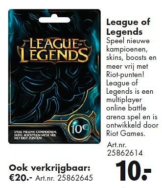 Aanbiedingen League of legends speel nieuwe kampioenen, skins, boosts en meer vrij met 3jpu - Garena - Geldig van 26/09/2014 tot 07/12/2014 bij Bart Smit