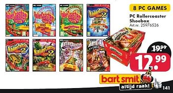 Aanbiedingen Pc rollercoaster shoebox - Atari - Geldig van 26/09/2014 tot 07/12/2014 bij Bart Smit
