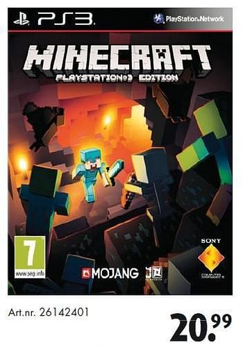 Aanbiedingen Minecraft - Sony Computer Entertainment Europe - Geldig van 26/09/2014 tot 07/12/2014 bij Bart Smit