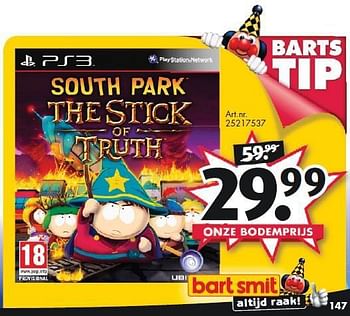 Aanbiedingen South park - Ubisoft - Geldig van 26/09/2014 tot 07/12/2014 bij Bart Smit