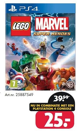 Aanbiedingen Marvel super heroes - Warner Brothers Interactive Entertainment - Geldig van 26/09/2014 tot 07/12/2014 bij Bart Smit