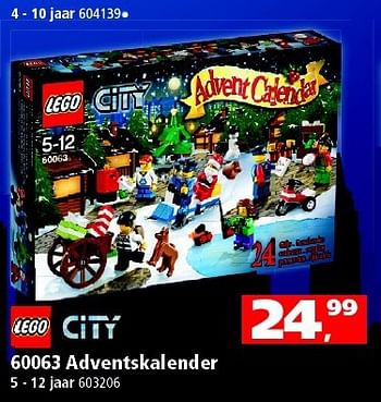 Aanbiedingen Adventskalender - Lego - Geldig van 01/11/2014 tot 16/11/2014 bij Intertoys