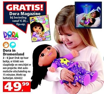 Aanbiedingen Dora in dromenland - Dora Explorer - Geldig van 01/11/2014 tot 16/11/2014 bij Intertoys