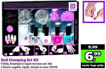 Aanbiedingen Nail stamping art kit - This is it - Geldig van 01/11/2014 tot 16/11/2014 bij Intertoys