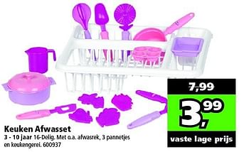 Aanbiedingen Keuken afwasset - Huismerk - Intertoys - Geldig van 01/11/2014 tot 16/11/2014 bij Intertoys