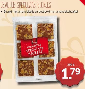 Aanbiedingen Gevulde speculaas blokjes - Favorina - Geldig van 10/11/2014 tot 16/11/2014 bij Lidl