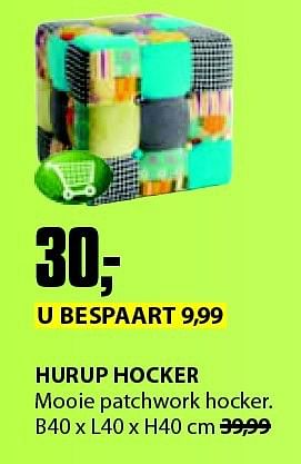 Aanbiedingen Hurup hocker - Huismerk - Jysk - Geldig van 03/11/2014 tot 16/11/2014 bij Jysk