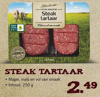 Aanbiedingen Steak tartaar - Oldenlander - Geldig van 10/11/2014 tot 16/11/2014 bij Lidl