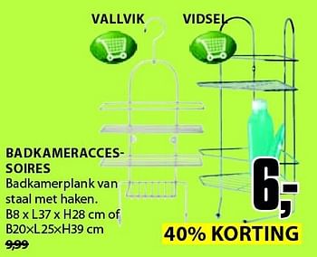 Aanbiedingen Badkameraccessoires - Huismerk - Jysk - Geldig van 03/11/2014 tot 16/11/2014 bij Jysk