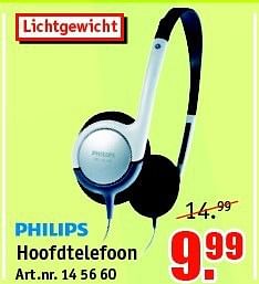Aanbiedingen Hoofdtelefoon - Philips - Geldig van 03/11/2014 tot 16/11/2014 bij Kijkshop