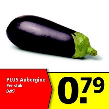 Aanbiedingen Plus aubergine - Huismerk - Plus - Geldig van 16/11/2014 tot 22/11/2014 bij Plus