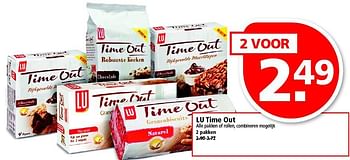 Aanbiedingen Lu time out - Lu - Geldig van 16/11/2014 tot 22/11/2014 bij Plus