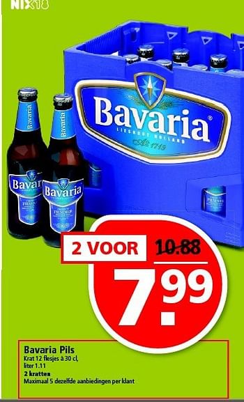 Aanbiedingen Bavaria pils - Bavaria - Geldig van 16/11/2014 tot 22/11/2014 bij Plus