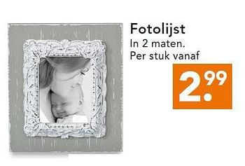 Aanbiedingen Fotolijst in 2 maten - Huismerk - Blokker - Geldig van 24/11/2014 tot 07/12/2014 bij Blokker