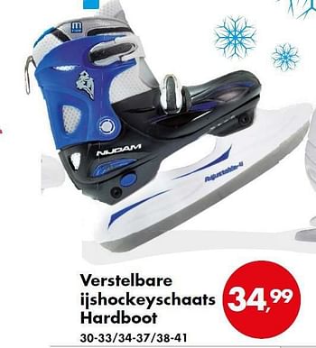 Aanbiedingen Verstelbare ijshockeyschaats hardboot - Nijdam - Geldig van 01/12/2014 tot 14/12/2014 bij Bristol