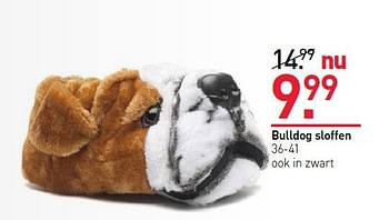 Aanbiedingen Bulldog sloffen - Huismerk - Scapino - Geldig van 24/11/2014 tot 07/12/2014 bij Scapino
