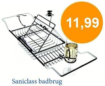 Aanbiedingen Saniclass badbrug - Saniclass - Geldig van 01/12/2014 tot 31/12/2014 bij Sanitairwinkel