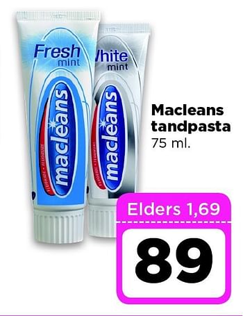 Aanbiedingen Macleans tandpasta - Macleans - Geldig van 02/12/2014 tot 08/12/2014 bij Dirx Drogisterijen