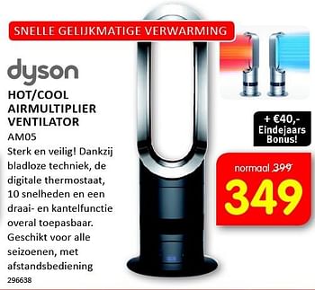 Aanbiedingen Hot-cool airmultiplier ventilator - Dyson - Geldig van 01/12/2014 tot 07/12/2014 bij It's Electronics